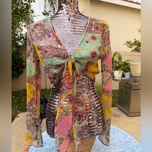 Cejon Multicolor Paisley Scarf